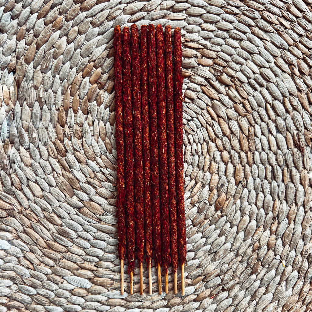 Saffron Flower | 8 Sacred Natural Incense Sticks |